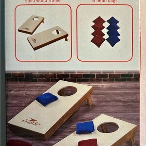 Trac Cornhole Set with Red and Blue Bean Bags